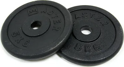 Produktbild von MASTER-Scheibe 5 kg Metall (Paar)