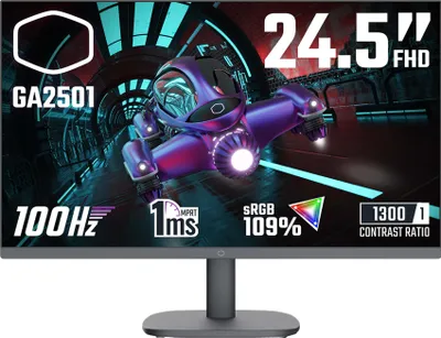 Produktbild von Cooler Master LCD 24" FHD 100Hz CMI-GA2501-EU IPS EU Power cord monitor