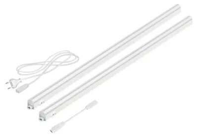 Imagen del producto de Focos LED empotrables Parlat Rigel, cada uno con 87,3 cm de longitud, 1118 lúmenes, color blanco, juego de 2 unidades