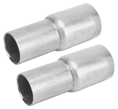 Image de Lot de 2 réducteurs d'échappement (tube à tube) de 1,25 à 1,5 pouces en acier inoxydable pour voitures