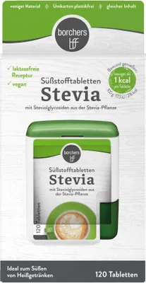 Produktbild von Borchers Stevia Süßungstabletten 120er (120 St)