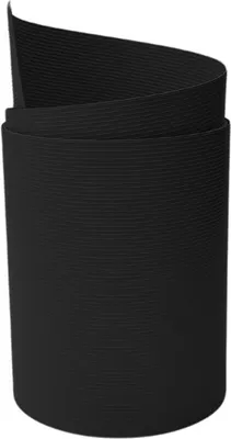 Produktbild von Sichtschutzstreifen zaun|zu RILLE MAXI Streifen 2,05m für 24cm Gittermatten Schwarz 2,05m