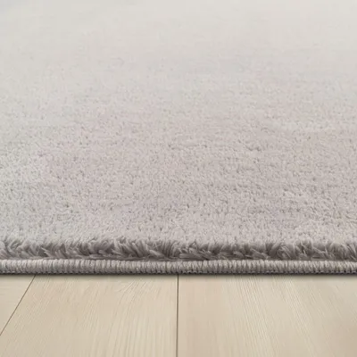 Produktbild von TT Home Wohnzimmer Teppich Kurzflor Anti-Rutsch Rückseite Unifarben Modern Waschbar Größe 120x160 cm