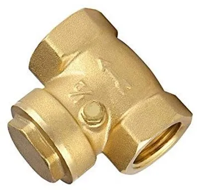 Imagen del producto de Válvula de retención de latón - Válvula antirretorno de 40 mm - Válvula de retención - Con rosca - Duradera - Fácil de instalar