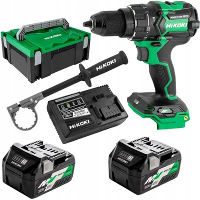 Image de Perceuse visseuse HIKOKI 36V + 2 batteries 2.5Ah - 155 Nm Multivolt - DS36DCWRZ