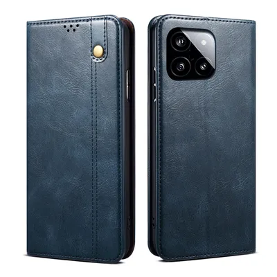 Obrázek produktu pro Pouzdro pro Xiaomi Redmi K70E kožené flip pouzdro peněženka s funkcí stojánku modré