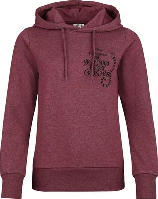 Produktbild von The Nightmare Before Christmas Kapuzenpullover Damen Sally rot meliert L