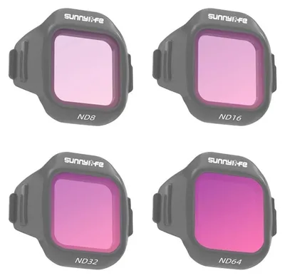 Obrázek produktu pro Sada 4 filtrů Sunnylife ND8 + ND16 + ND32 + ND64 pro MINI 5 Pro