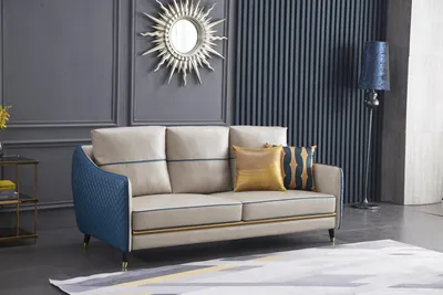 Produktbild von Sofagarnitur 3+1 Sitzer Set Design Sofas Polster Couchen Leder Relax Moderne