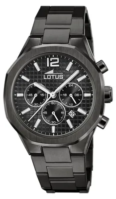 Produktbild von Lotus Herren Uhr Classic Elegant Edelstahl Armbanduhr schwarz UL18849/1