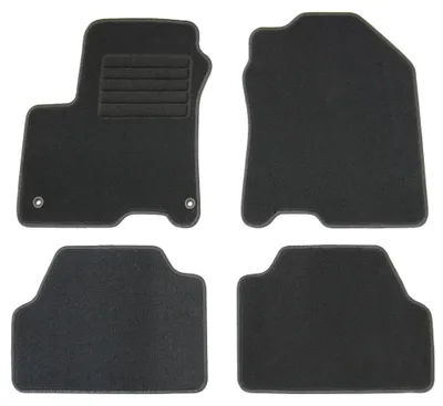 Fußmatten-Set für Hyundai Kona Elektro, 10/2018-07/2023, 4-teilig, Schwarz