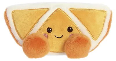 Image de Aurora, 33787, Palm Pals Tucker Mandarine, peluche, orange et blanc, 13cm
