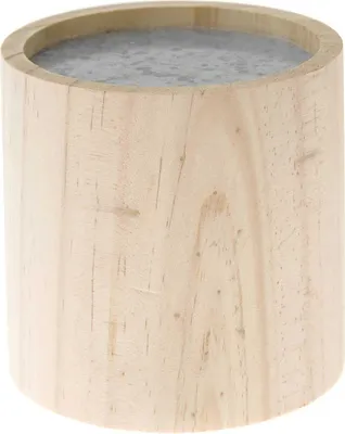 Produktbild von Holz Kerzenhalter rund, Ø 8,5 cm, H 8,5 cm, für Kerzen Ø 7 cm