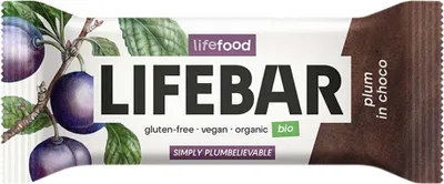 Produktbild von Lifebar InChoco - Plum Simply Plumbelievable 40g