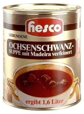 Immagine prodotto di Hesco Clear Oxtail Royal First Class zuppa classica festiva 850ml