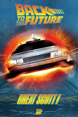 Image de Back to the Future / Retour vers le futur - Great Scott! - 61x91,5cm - Affiche Poster