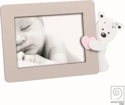 Immagine prodotto di Mascagni A1647 Cornice per foto in MDF laccato rosa 13x18 cm