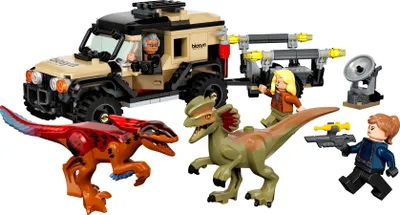 Immagine prodotto di Trasporto di un Pyroraptor e di un Dilophosaurus - LEGO 76951