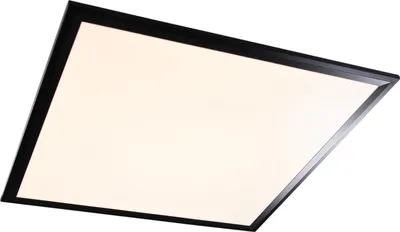 Produktbild von Deckenleuchte Briloner 24 Watt LED Panel Deckenlampe Fernbedienung CCT dimmbar Schwarz 45 cm