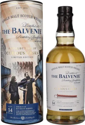 Image de The Balvenie 14 Years Old A Collection of Curious Casks AMERICAN BOURBON BARREL 47,8% Vol. 0,7l en boîte cadeau