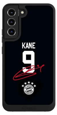 Produktbild von NIVOCASE Handyhülle für Samsung Galaxy S22+  Hülle NIVOpure Case Schwarz FC Bayern München Trikot Harry Kane