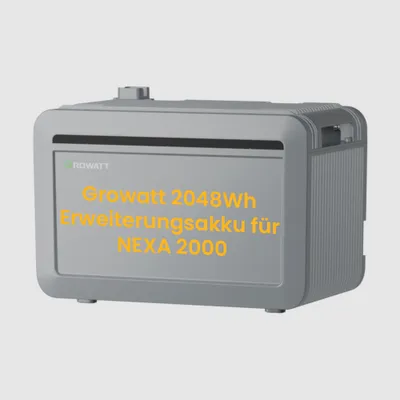 Produktbild von Growatt 2048Wh*1 Erweiterungsakku für NEXA 2000/NOAH2000 Balkonkraftwerke Speicher