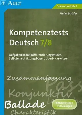 Obrázok produktu pre Kompetenztests Deutsch, Klasse 7/8