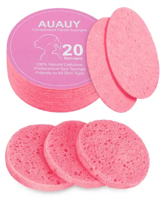 Produktbild von Gesichtsschwämme Gesichtsschwamm Make-up-Schwamm - Komprimiert - Rosa - 20 Stück