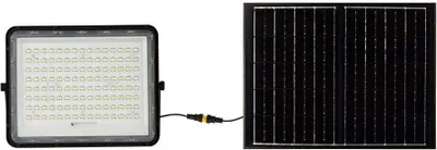 Produktbild von Schwarze Solar-Flutlichter - 15W - IP65 - 1800 Lumen - 6400K
