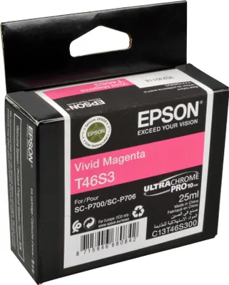 Produktbild von Epson UltraChrome Pro, Standardertrag, Magenta, Tinte auf Pigmentbasis, 25 ml, 1 Stück(e), Einzelpackung
