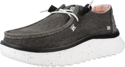 Produktbild von HEYDUDE Wendy Peak Chambray Damen Halbschuhe Black Größe 40
