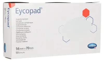 Produktbild von EYCOPAD Augenkompressen 56x70 mm unsteril
