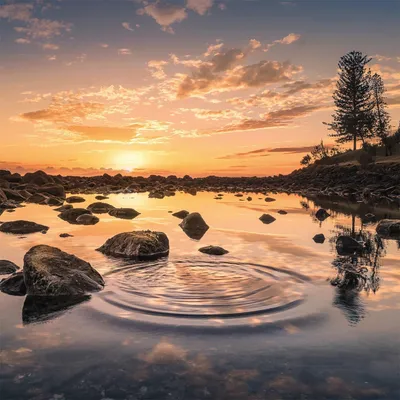Produktbild von homeBLOCKrocks® MAGNET „sunset I“