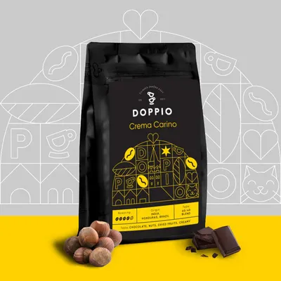 Produktbild von Kaffeebohnen DOPPIO Crema Carino 1000g