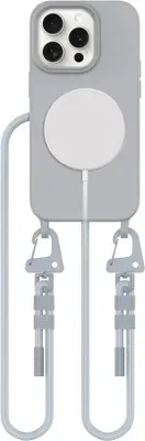 Produktbild von Tech-Protect Magnecklace Magsafe Iphone 14 Pro Buntstift Grau