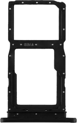 Produktbild von Clappio, Ersatzteil SIM- und Micro-SD-Kartenhalter für Huawei Honor 10 Lite, Schwarz