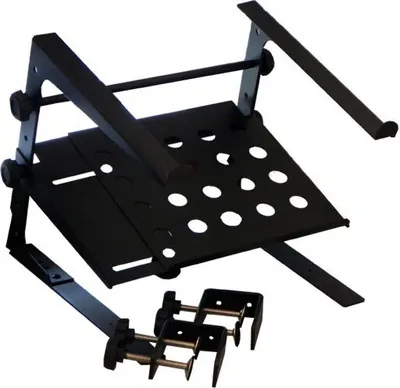 Produktbild von 7even Laptop Ständer, Laptop-Stand Universal, Notebook Stand mit Ablage und Klemmbefestigung