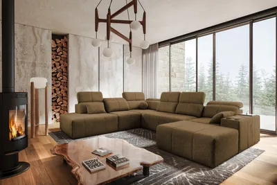 Produktbild von Kaiser Möbel Ecksofa multifunktional Mindy X, Stoff Quelle Braun Rechts