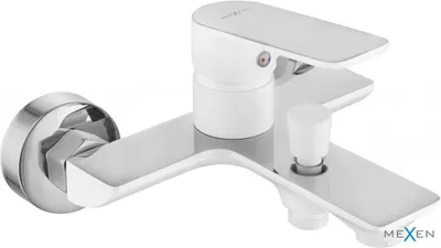 Zdjęcie produktu dla Mexen Alfa bateria wannowa, biała/chrom - 745730-02