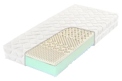 Produktbild von oboustranná sendvičová matrace Relaxdream Antonie 23, 90x200x23 cm / rozdílná tuhost stran H3/H4, česká výroba / 7 zón