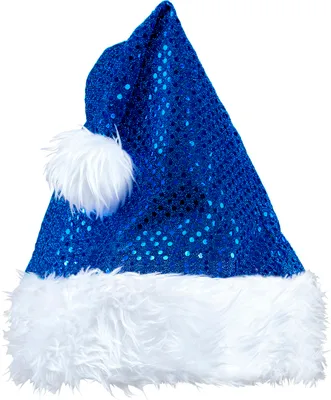 Produktbild von Pailettenhut Santa Claus Blau
