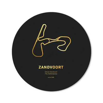 Produktbild von MuchoWow® Mauspad Mousepad Rennstrecke - Zandvoort - Formel 1 20x20 cm - Mousepads - Maus Mat - Pad - Mausunterlage - Schreibtischmatte
