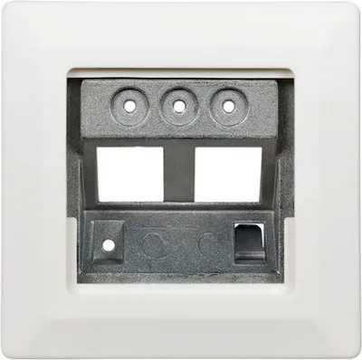 Produktbild von Kathrein ESN 300, RJ-45 + SAT, 6a, Weiß, Kunststoff, -40 - 66 °C, 90 mm