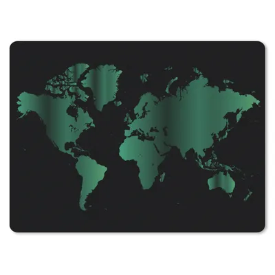 Produktbild von MuchoWow® Mauspad Mousepad Weltkarte - Rosa - Glänzend 40x30 cm - Mousepads - Maus Mat - Pad - Mausunterlage - Anti Rutsch