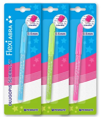 Produktbild von Penmate Długopis Flexi Abra 0.5 mm ścieralny mix kolorów
