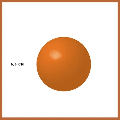 Produktbild von Kauspielzeug Flummiball "Fabius" - 100% Naturkautschuk, Natur Gummi, Spielzeug für Hunde, vegan, robust, sicher BPA frei