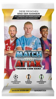 Produktbild von Topps - Match Attax Champions League 2025/26 - Trading Cards -  1 Booster
