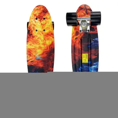 Produktbild von Komplettes Mini-Cruiser-Skateboard für Kinder und Erwachsene