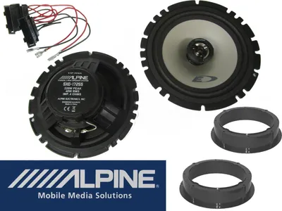 Produktbild von Alpine Lautsprecher Set für VW Polo IV 9N Bj 01-09 Tür Vorn Hinten 220 Watt