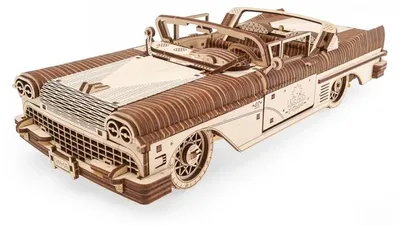 Immagine prodotto di Puzzle 3D, Dream Cabriolet VM-05, Ugears, legno, 739 pezzi